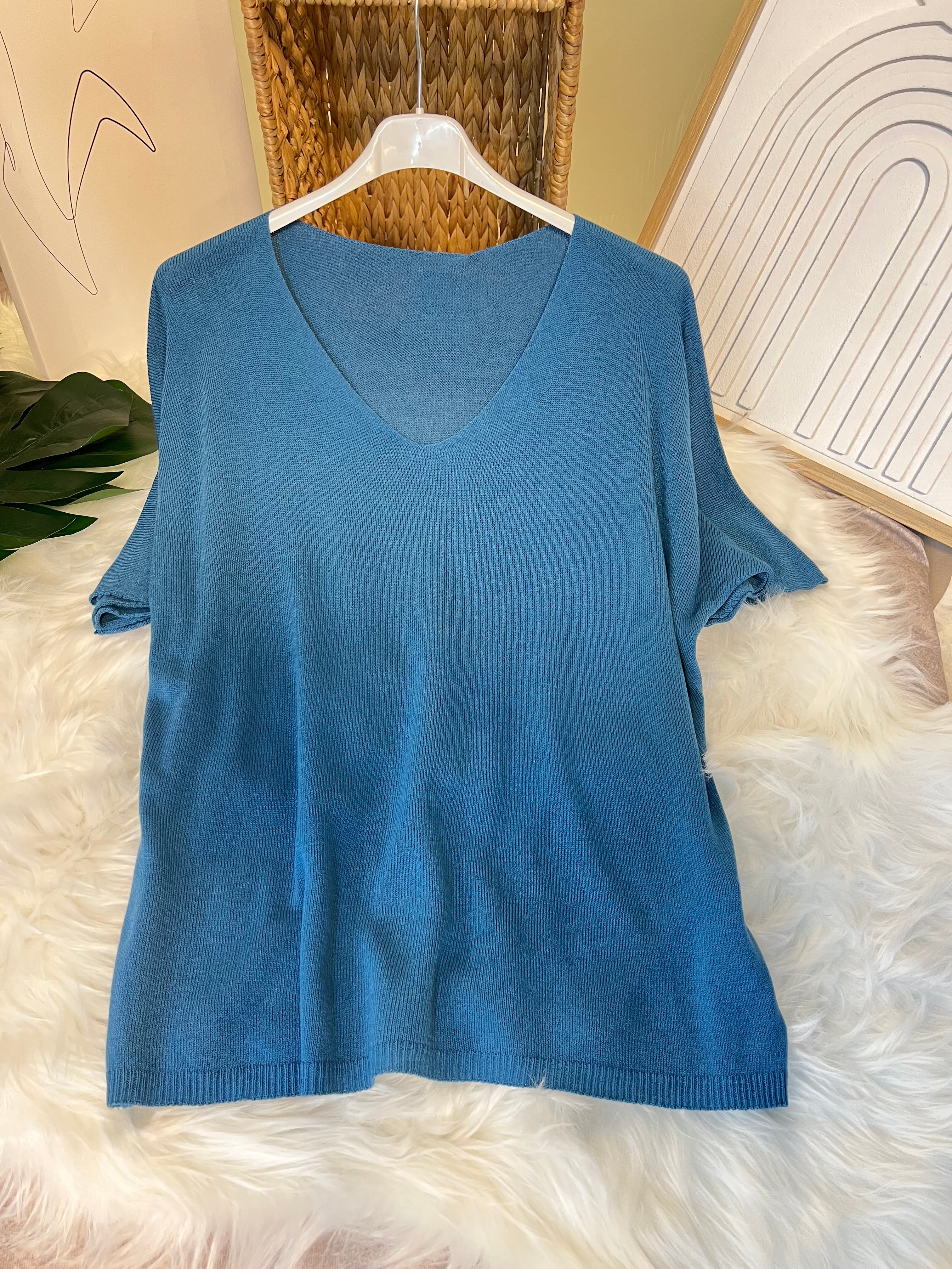 V-Ausschnitt Pullover für Damen - Komfortabel und Stilvoll - Perfekt für den Alltag und Freizeit