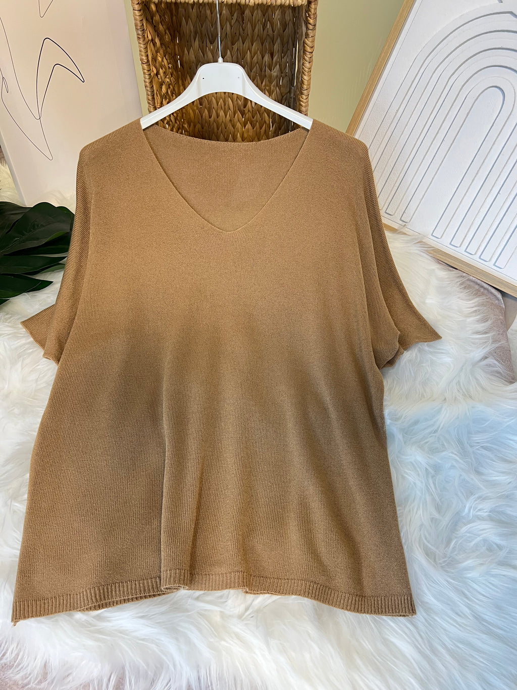 V-Ausschnitt Pullover für Damen - Komfortabel und Stilvoll - Perfekt für den Alltag und Freizeit