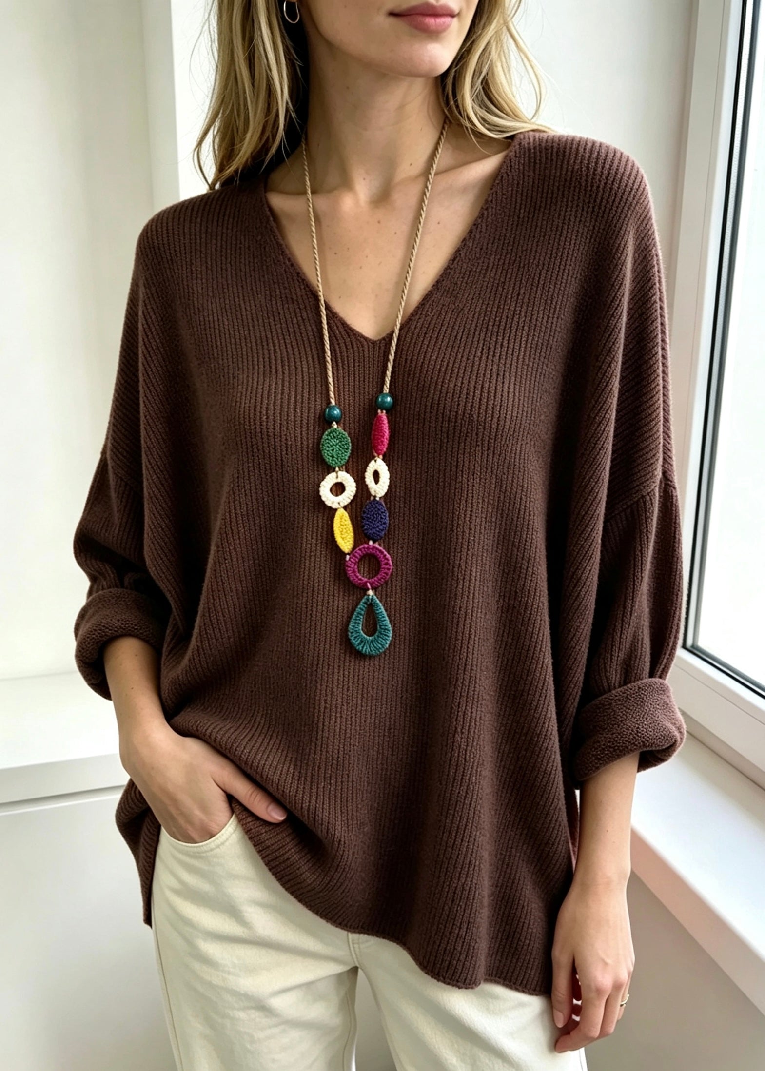 Artikel-Nr: 26161 Pulli Basic mit Kette