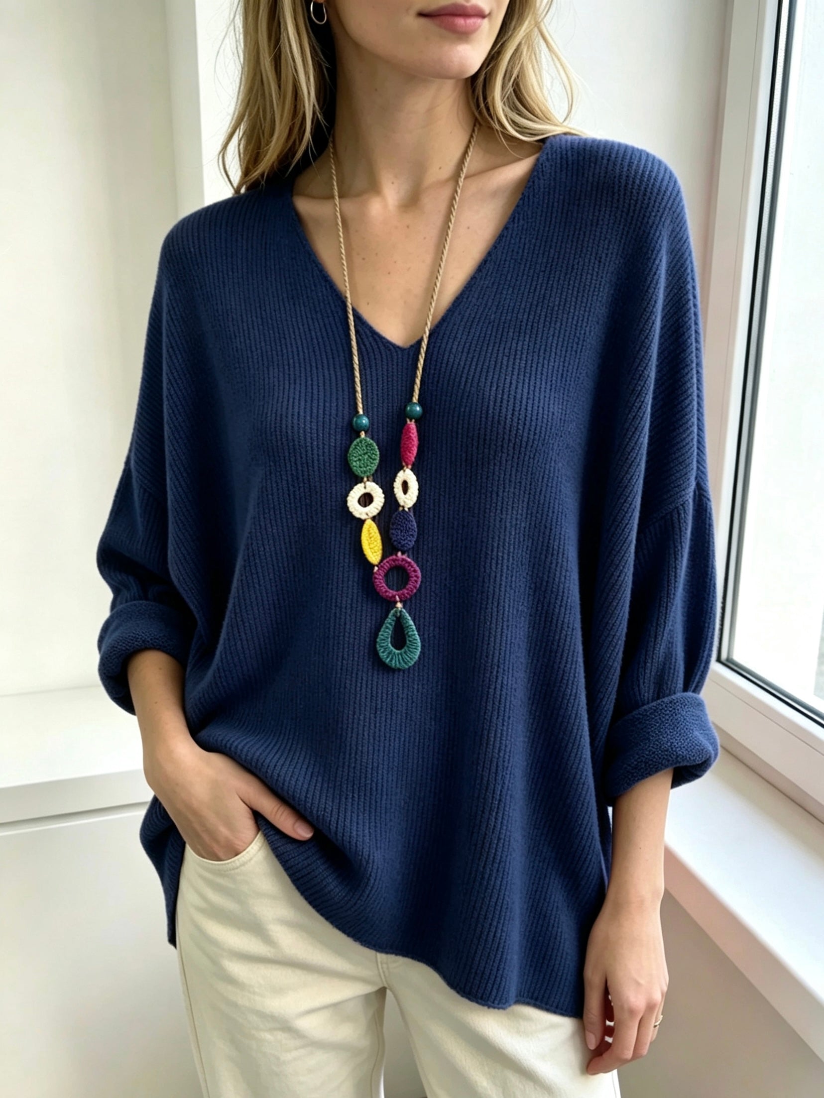 Artikel-Nr: 26161 Pulli Basic mit Kette