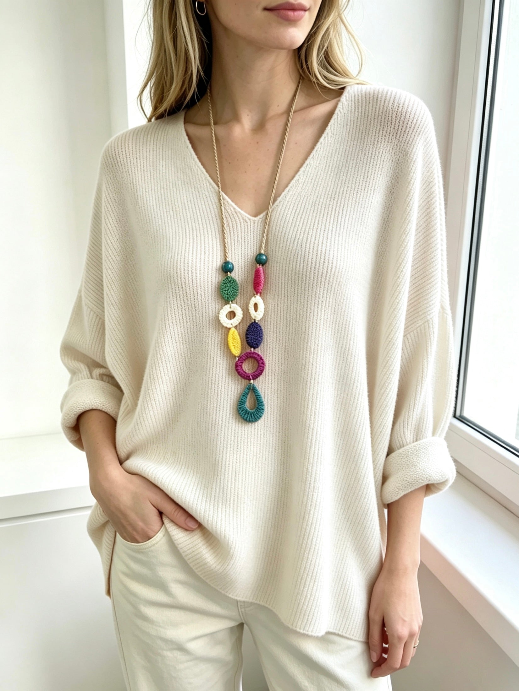 Artikel-Nr: 26161 Pulli Basic mit Kette