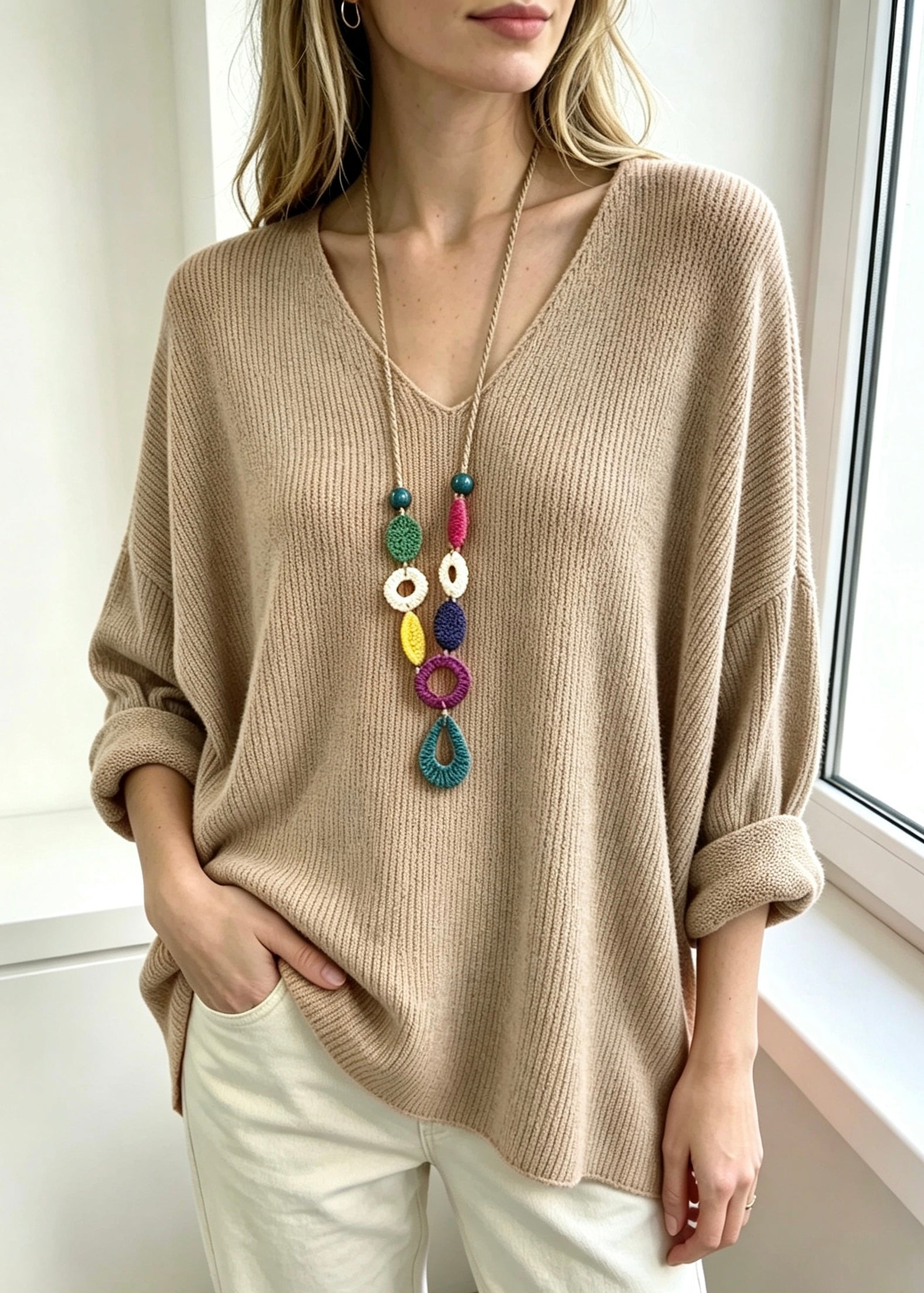 Artikel-Nr: 26161 Pulli Basic mit Kette