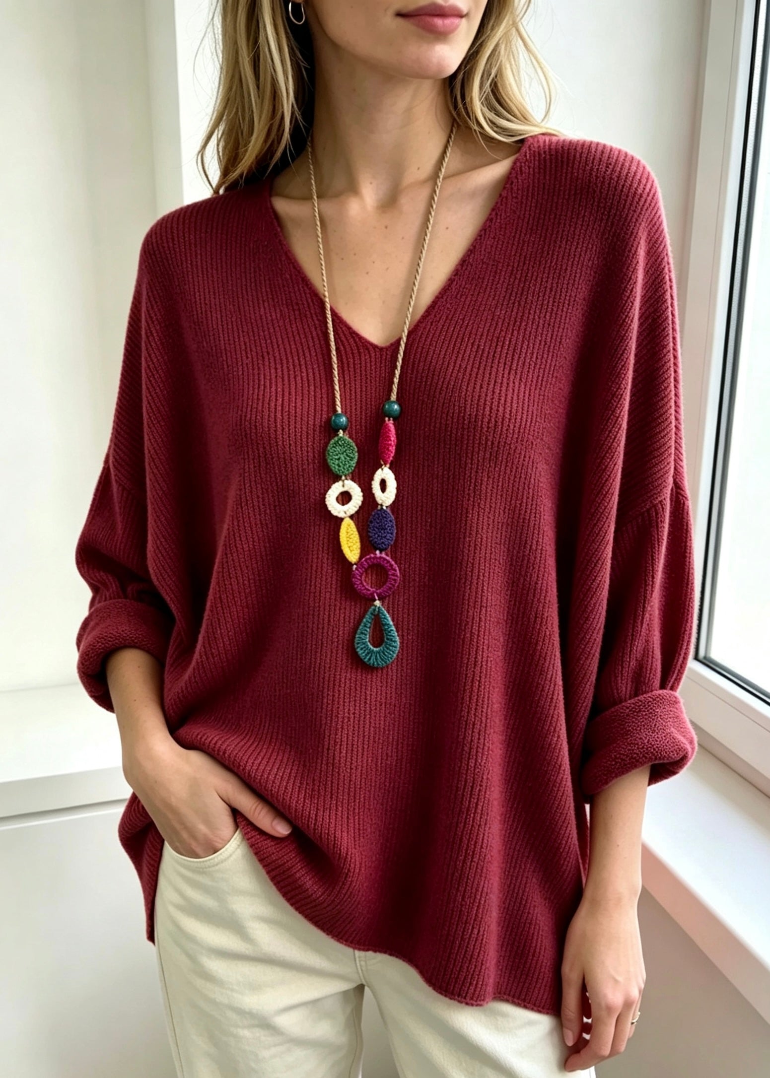 Artikel-Nr: 26161 Pulli Basic mit Kette
