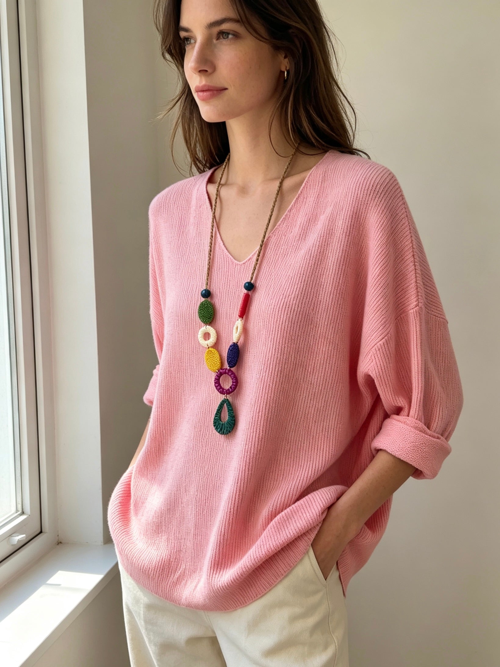 Artikel-Nr: 26161 Pulli Basic mit Kette