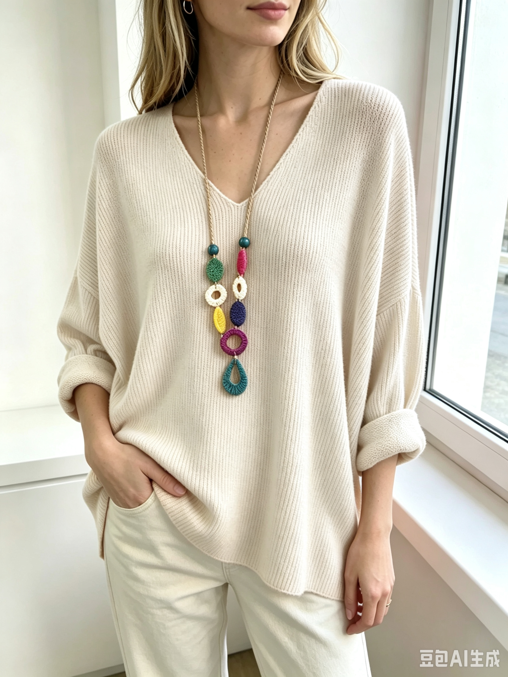 Artikel-Nr: 26161 Pulli Basic mit Kette