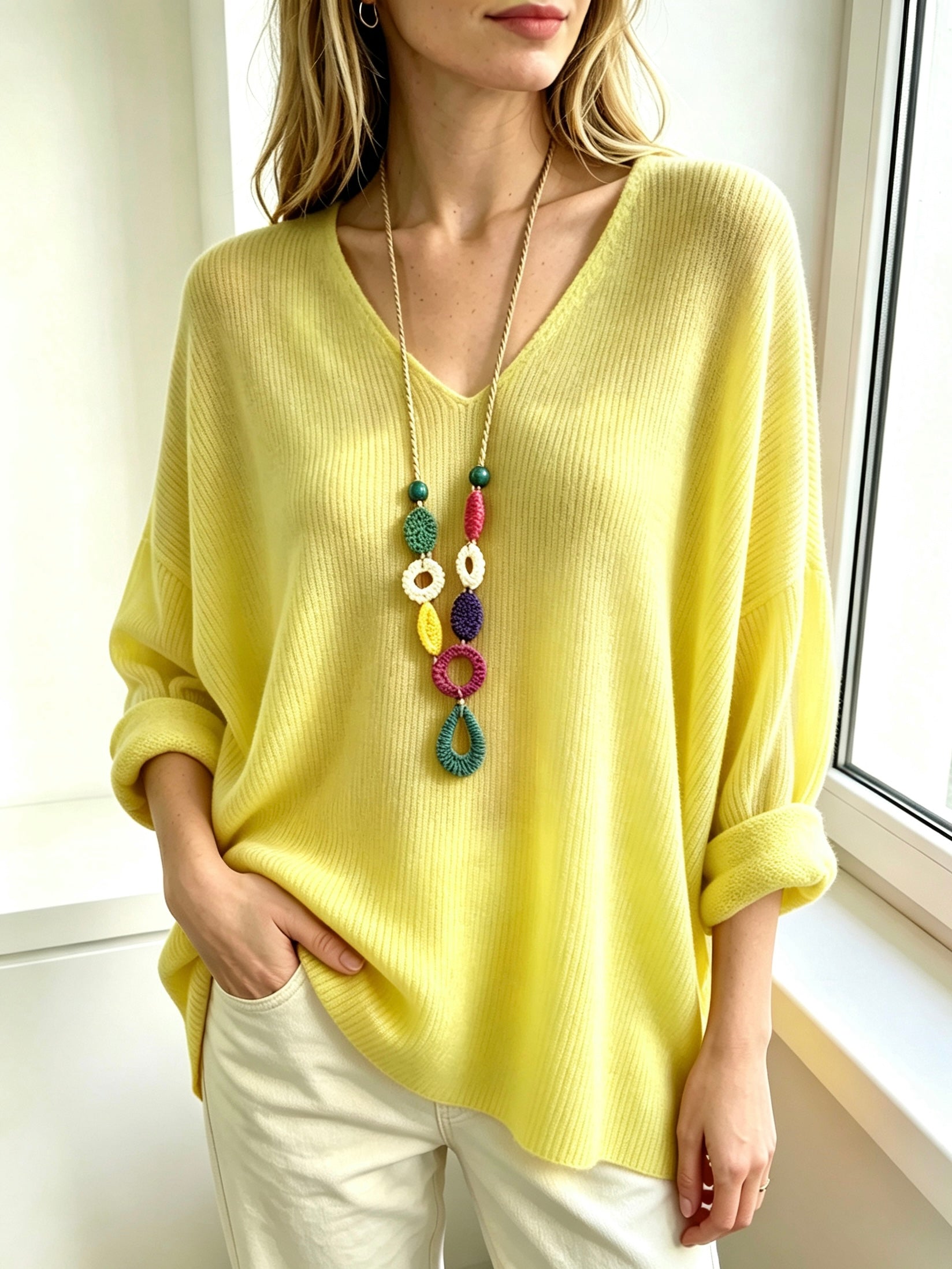 Artikel-Nr: 26161 Pulli Basic mit Kette