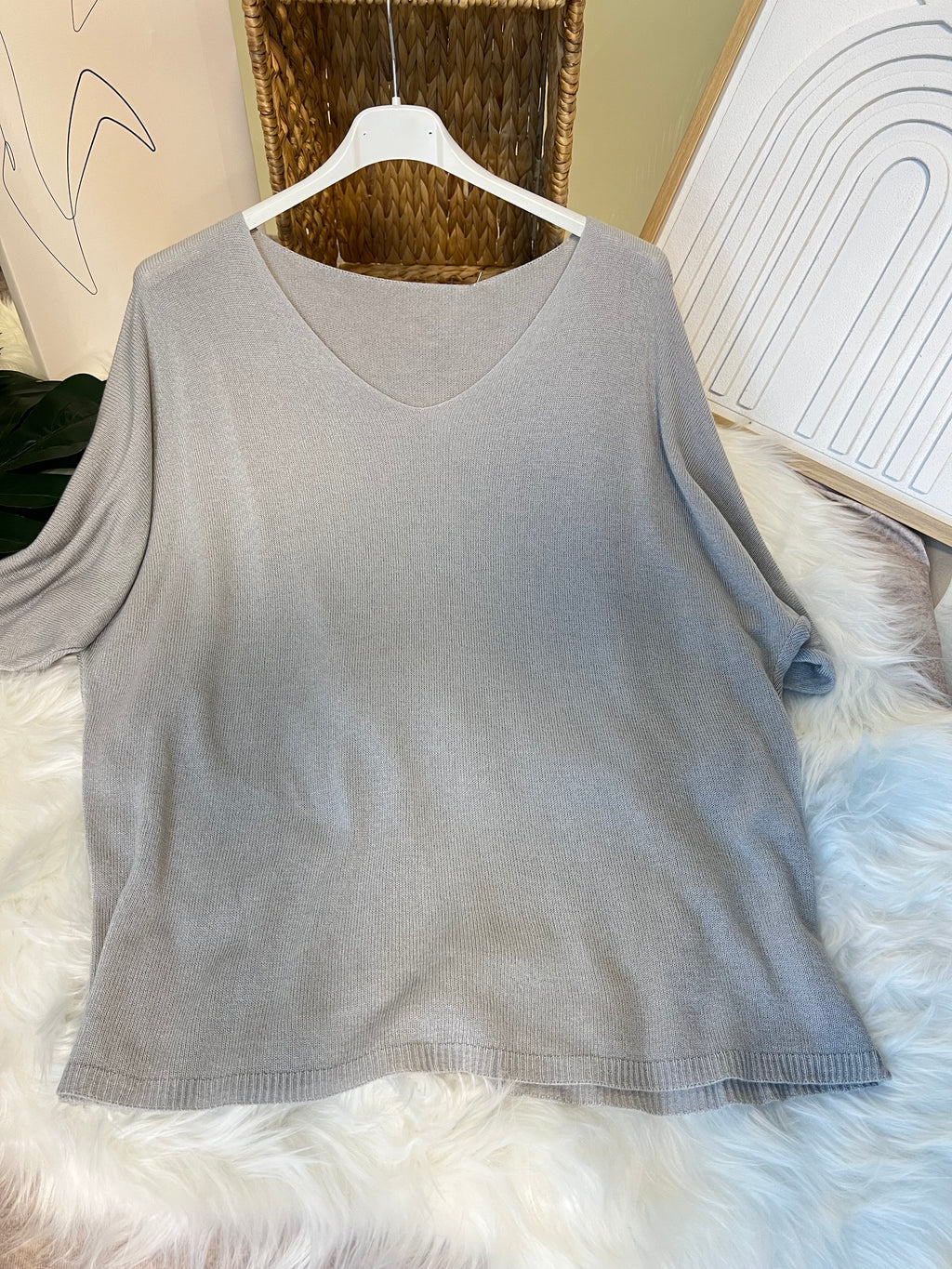 V-Ausschnitt Pullover für Damen - Komfortabel und Stilvoll - Perfekt für den Alltag und Freizeit