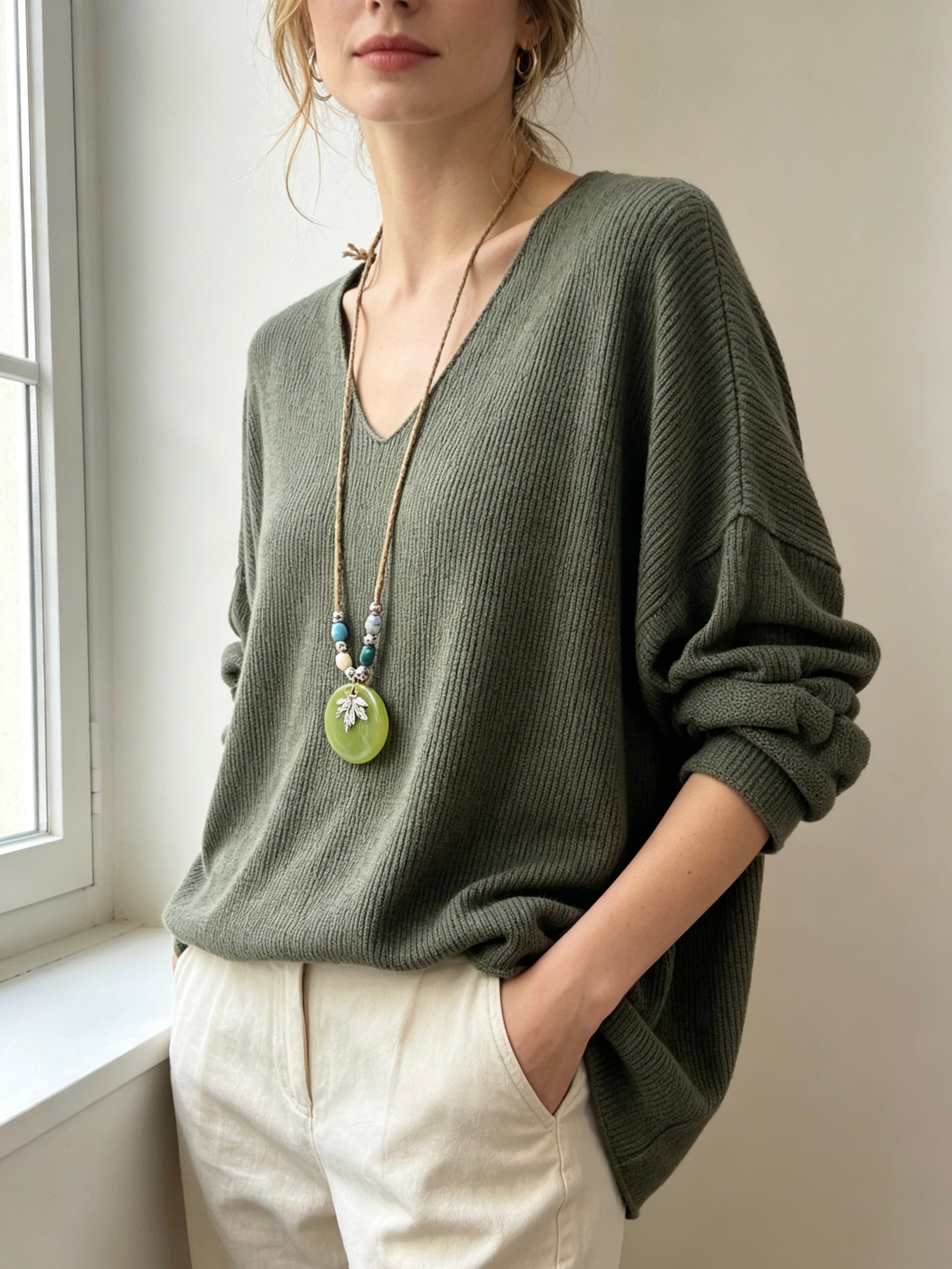 Artikel-Nr: 26161 Pulli Basic mit Kette