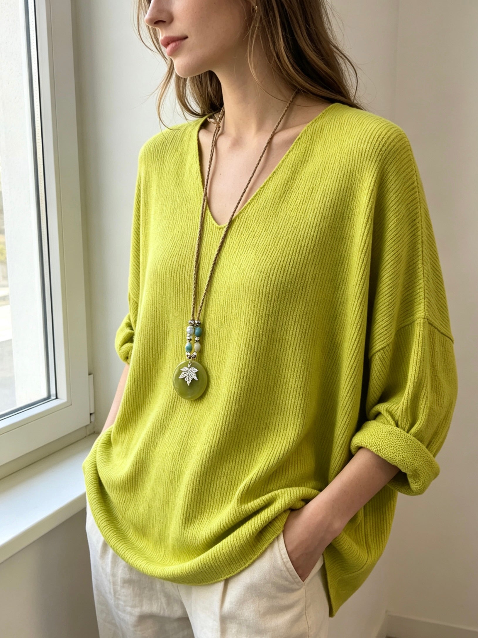 Artikel-Nr: 26161 Pulli Basic mit Kette