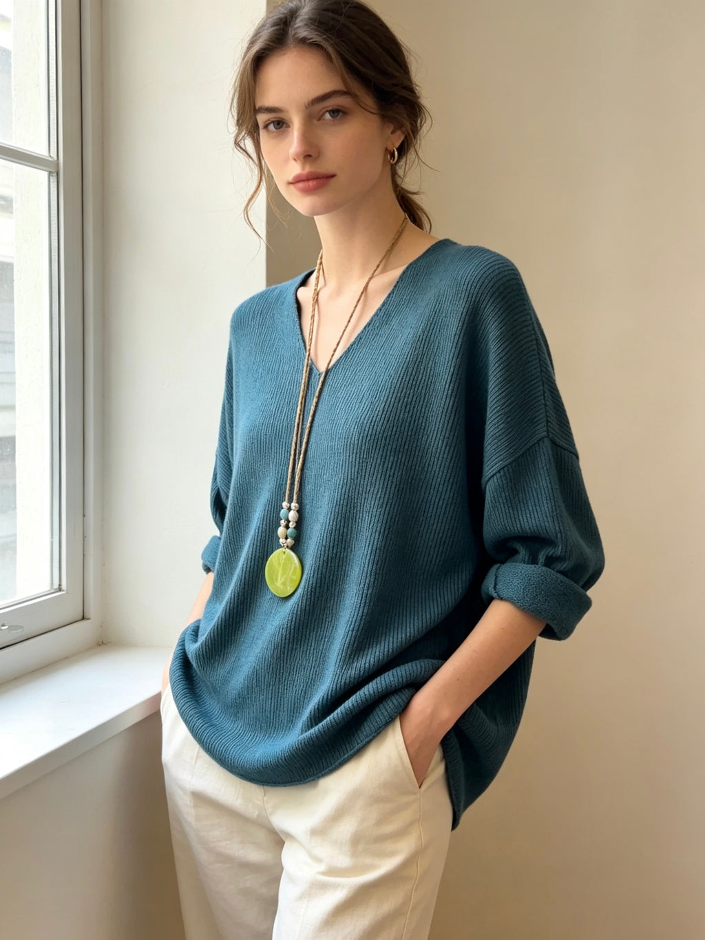 Artikel-Nr: 26161 Pulli Basic mit Kette