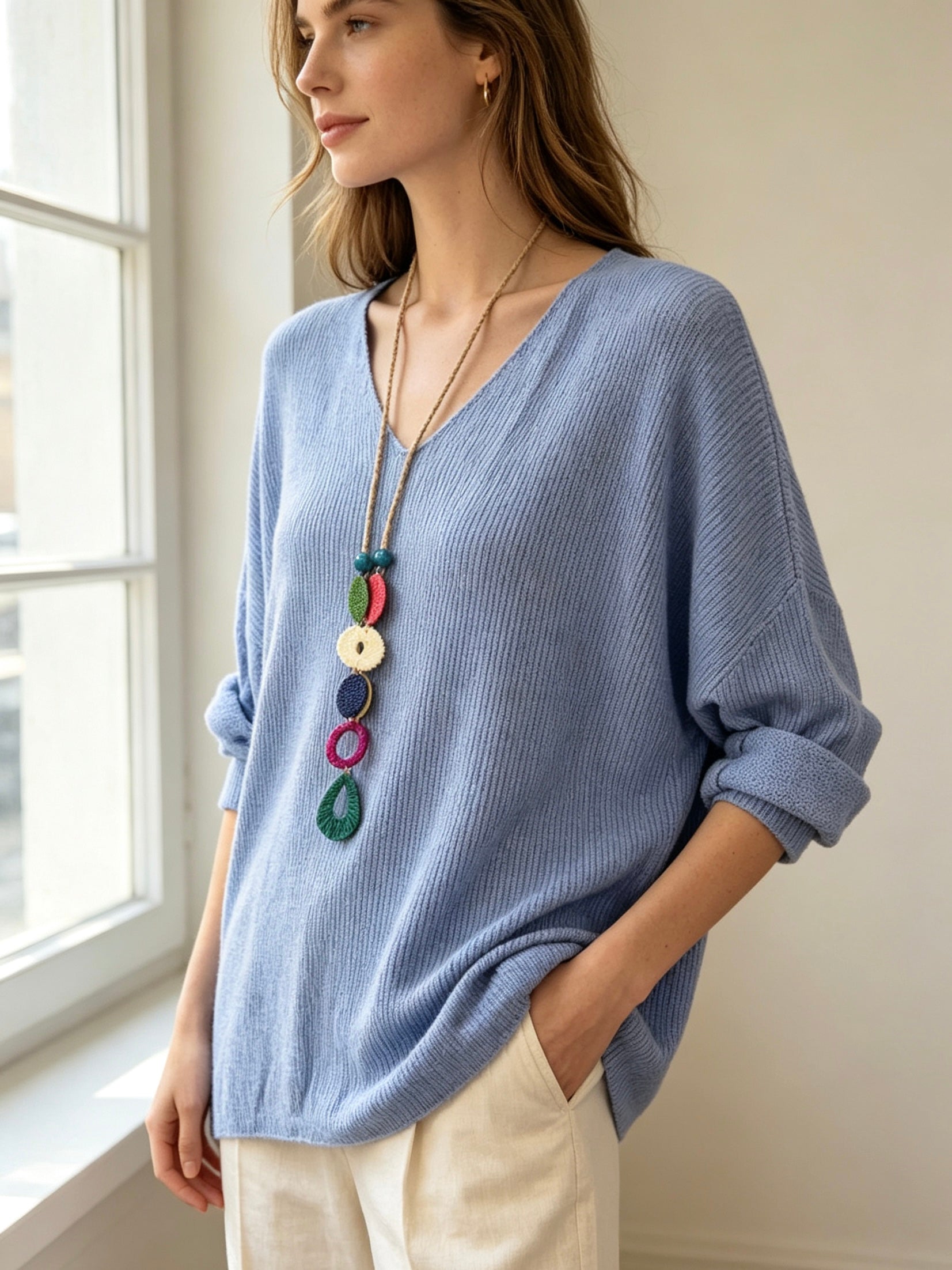 Artikel-Nr: 26161 Pulli Basic mit Kette